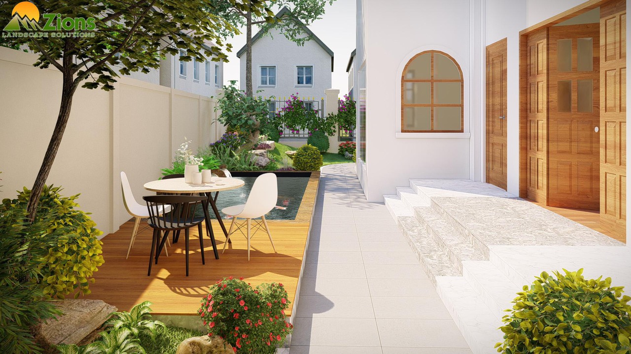 Thiết kế biệt thự sân vườn Vinhomes Thăng Long